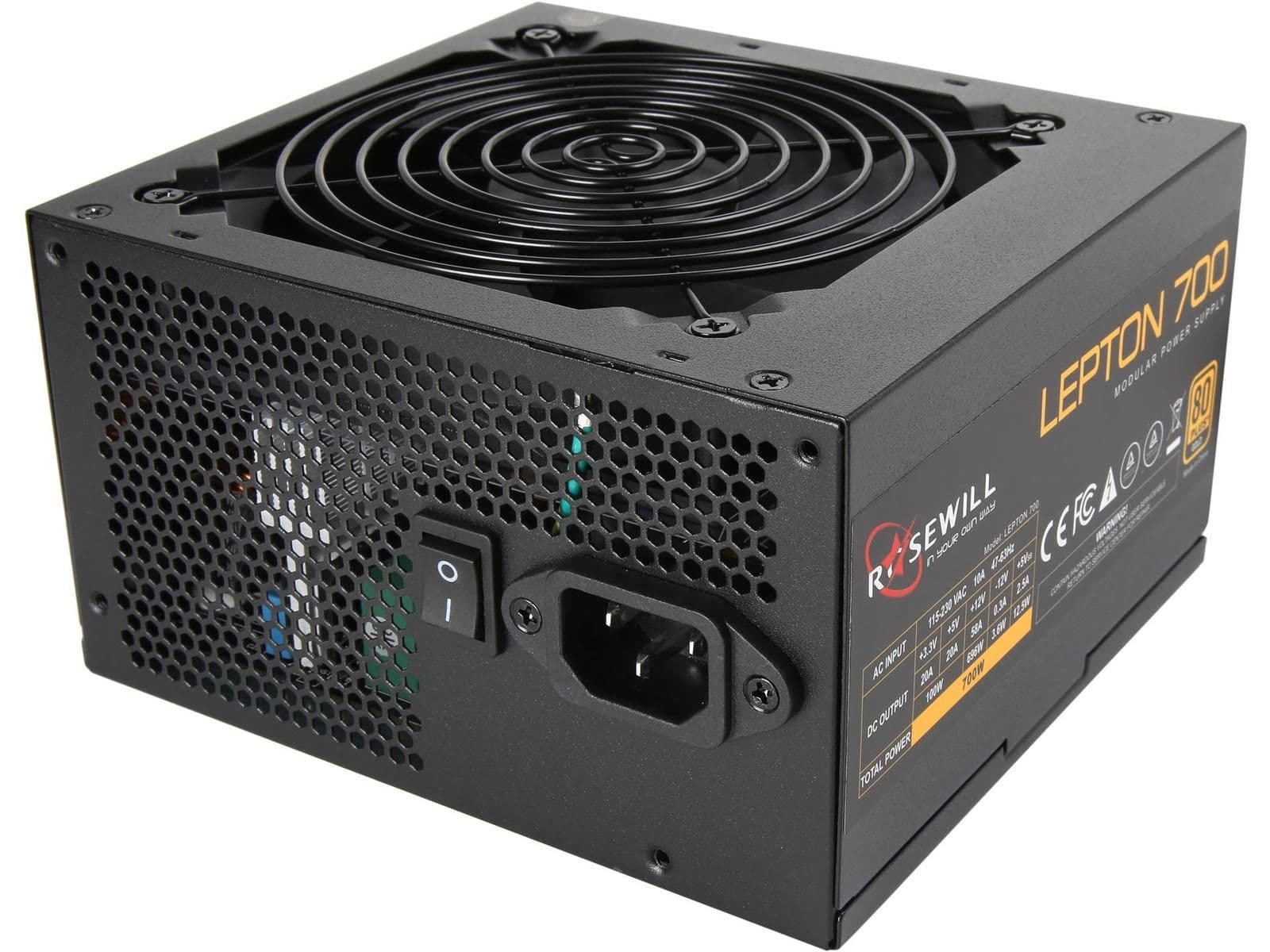 Rosewill LEPTON 700 700W 80+ Gold Certified Semi-Modular ATX main image
