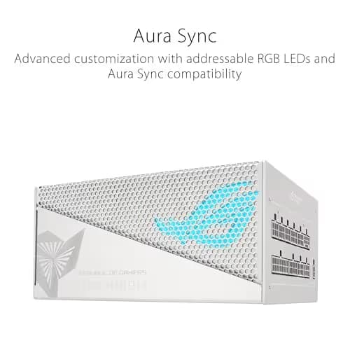Asus ROG Strix Aura Edition White Aura Edition 1000W Fully Modular 80+ Gold image