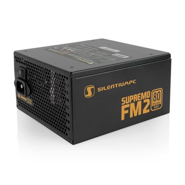 SilentiumPC Supremo FM2 Black 650W Fully Modular 80+ Gold ATX image