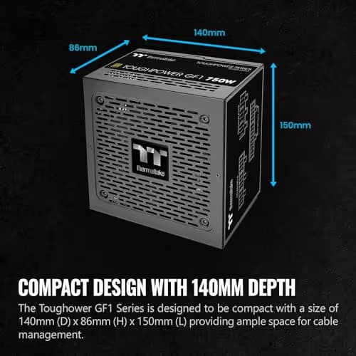 Thermaltake Toughpower GF1 (2024) 750W Fully Modular 80+ Gold Certified image