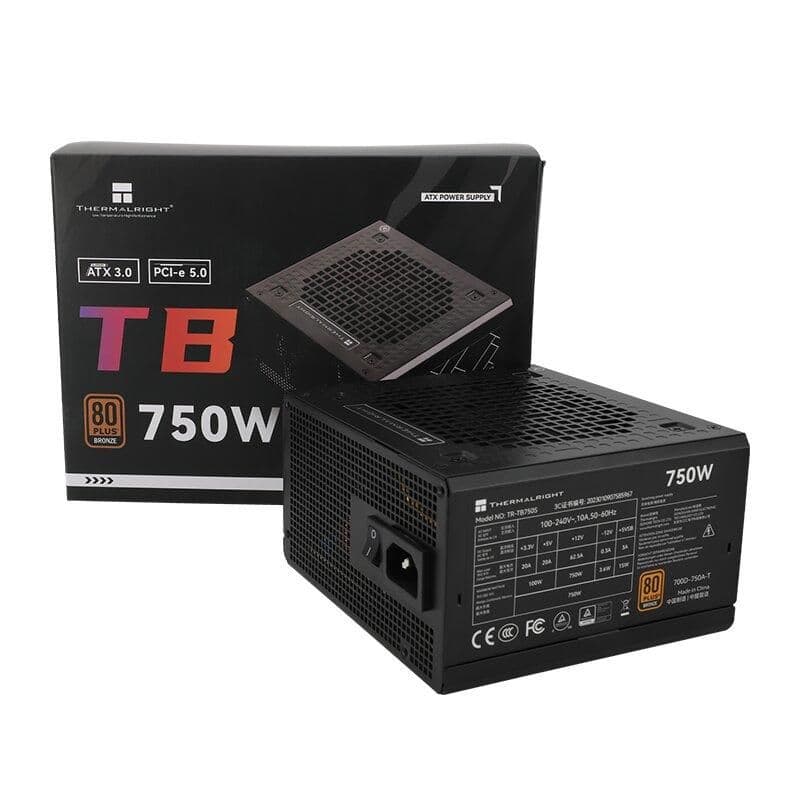 Thermalright TB750S Black 750W Non-Modular 80+ Bronze Certified ATX main image