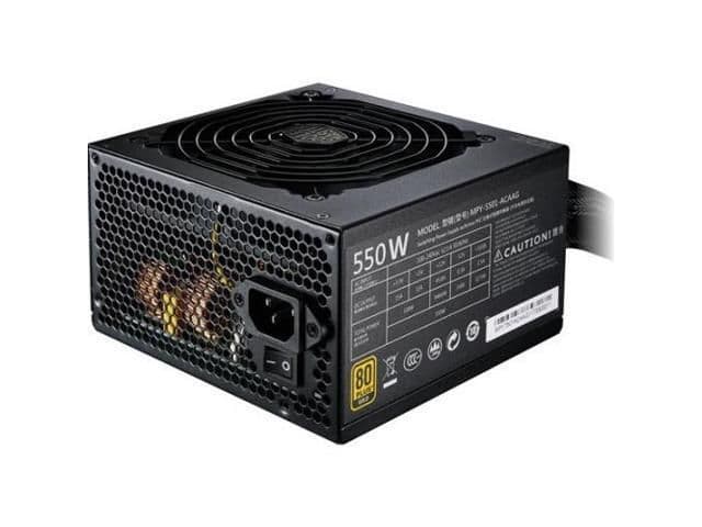 Cooler Master MWE Gold Black 550W Non-Modular 80+ Gold Certified ATX image