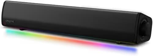 Creative Labs Sound Blaster GS3 Gaming RGB Soundbar - Black image