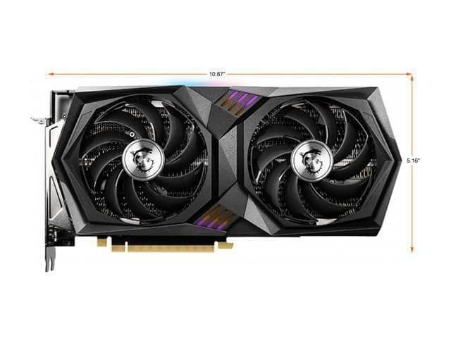 MSI GAMING GeForce RTX 3060 12GB GDDR6 Black image