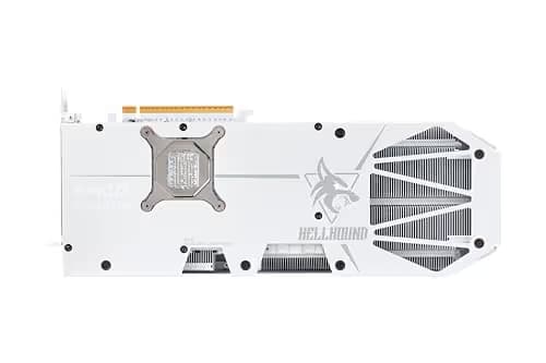 PowerColor Hellhound Spectral White AMD Radeon RX 9070 XT 16GB GDDR6 image