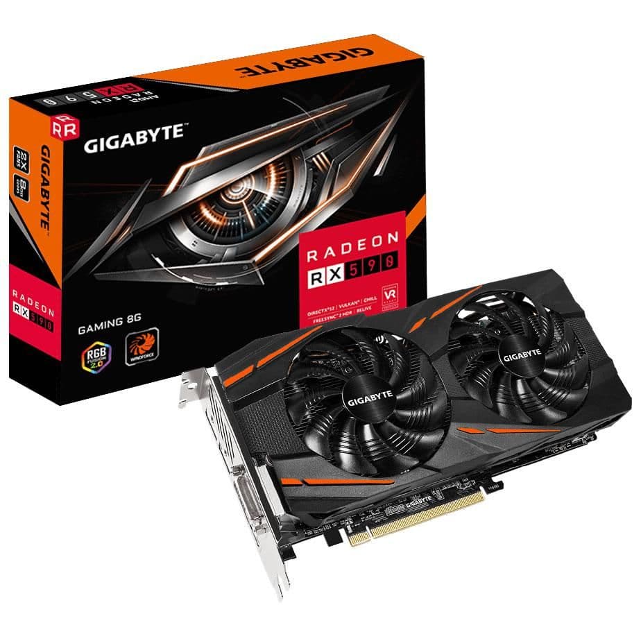Gigabyte GAMING Radeon RX 590 8GB GDDR5 Black / Orange main image