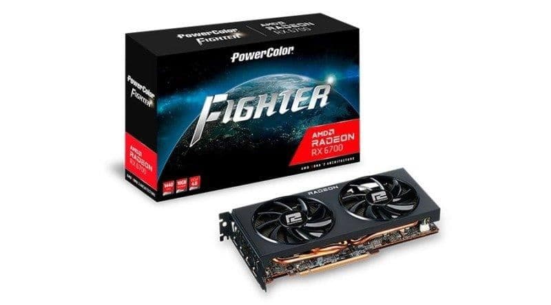 PowerColor Fighter Radeon RX 6700 10GB GDDR6 Black image