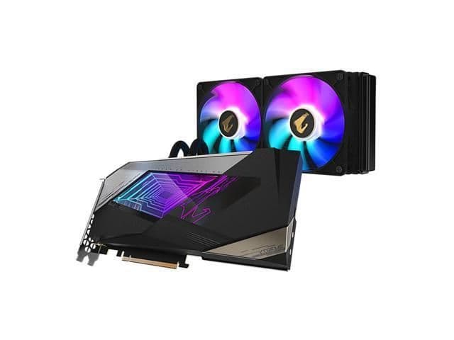 Gigabyte AORUS XTREME WATERFORCE GeForce RTX 4070 Ti 12GB GDDR6X Black image