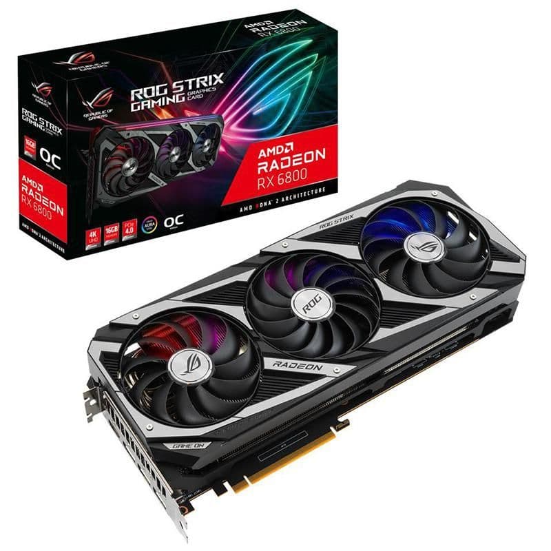 Asus STRIX GAMING OC Radeon RX 6800 16GB GDDR6 Silver / Black main image
