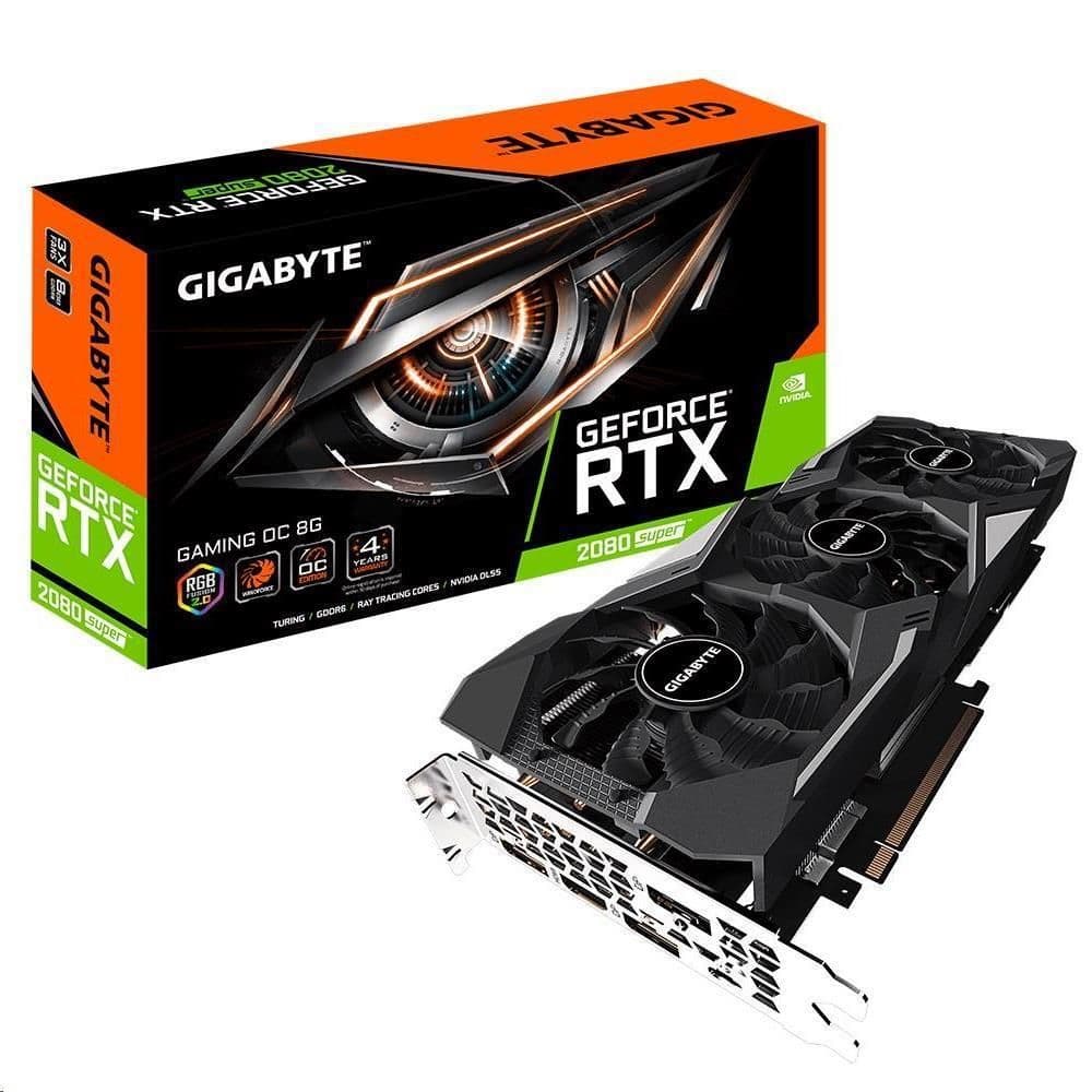Gigabyte GAMING OC GeForce RTX 2080 SUPER 8GB GDDR6 Black / Silver image