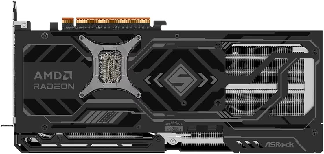ASRock AMD Radeon RX 9070 XT Steel Legend Dark 16GB image