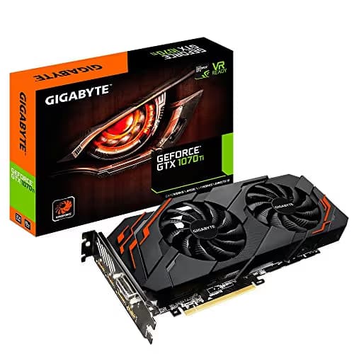 Gigabyte WINDFORCE GeForce GTX 1070 Ti 8GB GDDR5 Black / Orange image