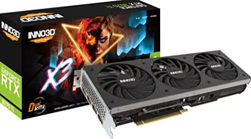 Inno3D X3 OC GeForce RTX 3070 Ti 8GB GDDR6X Black image