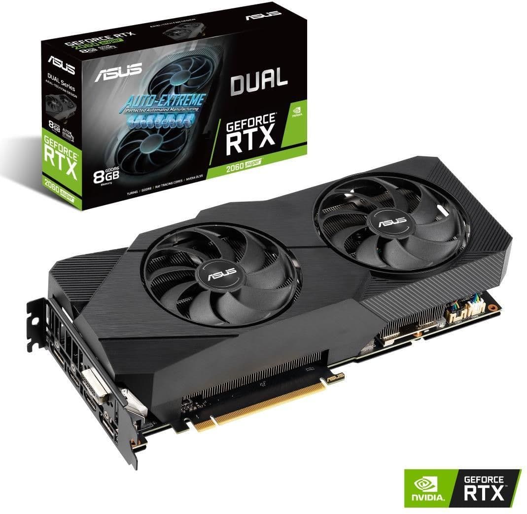 Asus GeForce RTX 2060 SUPER DUAL EVO 8GB GDDR6 Black image