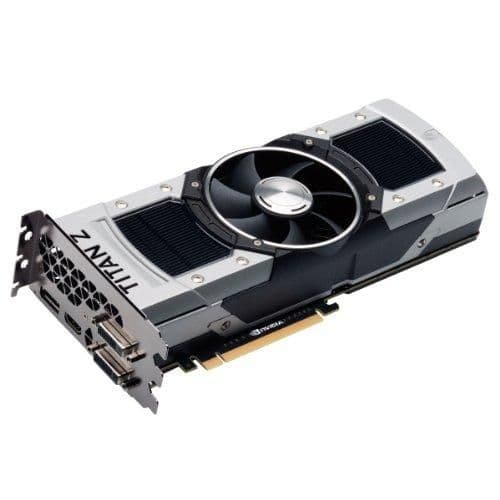 EVGA Superclocked GeForce GTX Titan Z 12GB GDDR5 Black / Silver image
