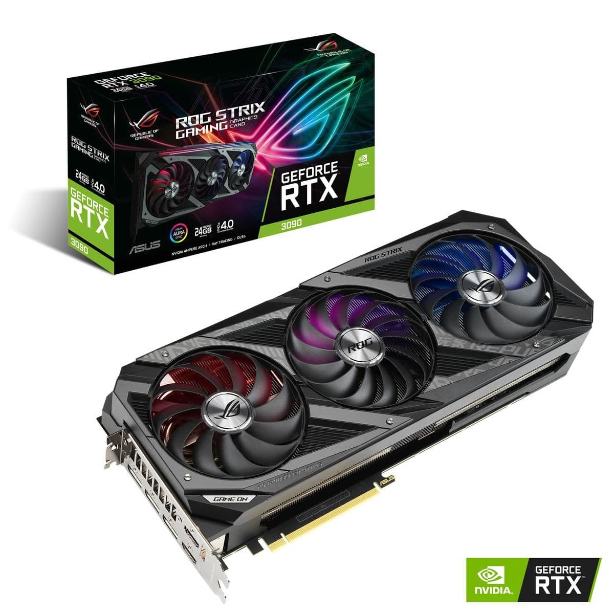 Asus STRIX GAMING GeForce RTX 3090 24GB GDDR6X Black image