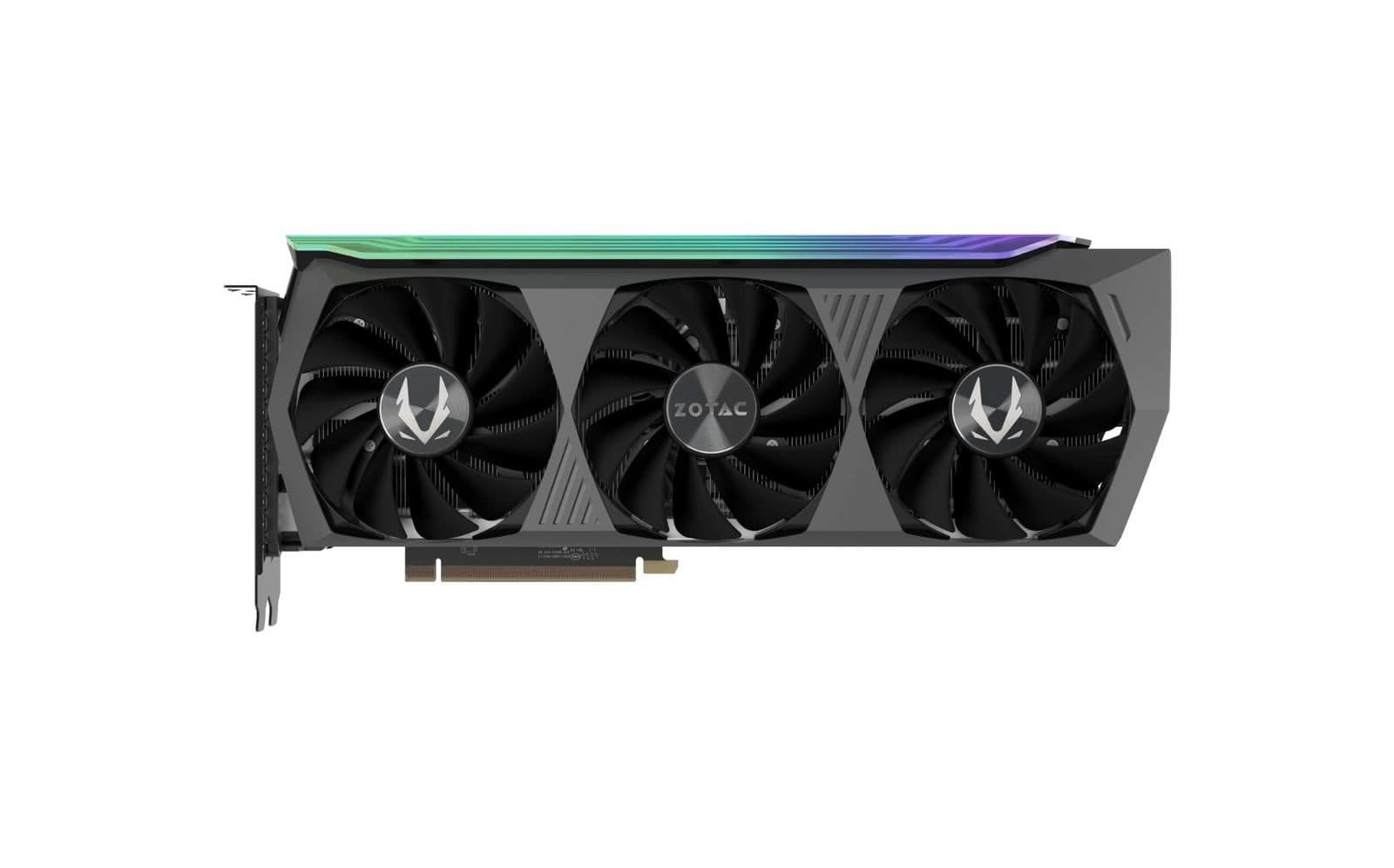 Zotac GAMING AMP Holo GeForce RTX 3080 LHR 10GB GDDR6X Gray image