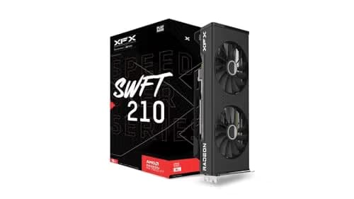 XFX Speedster SWFT 210 Core 2 Radeon RX 7800 XT 16GB GDDR6 Black image
