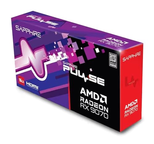 Sapphire PULSE AMD Radeon RX 9070 16GB GDDR6 image