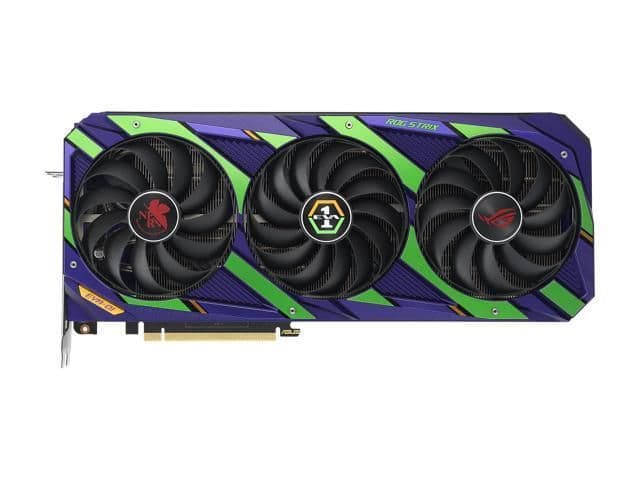 Asus ROG STRIX OC EVA GeForce RTX 3090 24GB GDDR6X Purple / Green main image