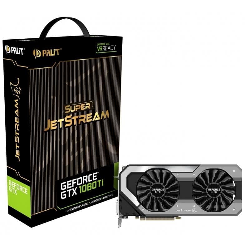 Palit GeForce GTX 1080 Ti Super JetStream 11GB GDDR5X Black / Gray image