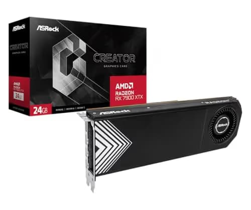ASRock Creator Radeon RX 7900 XTX 24GB GDDR6 Black / Silver main image