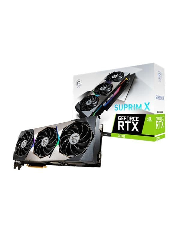 MSI GeForce RTX 3070 SUPRIM X 8GB GDDR6 Black / Silver main image