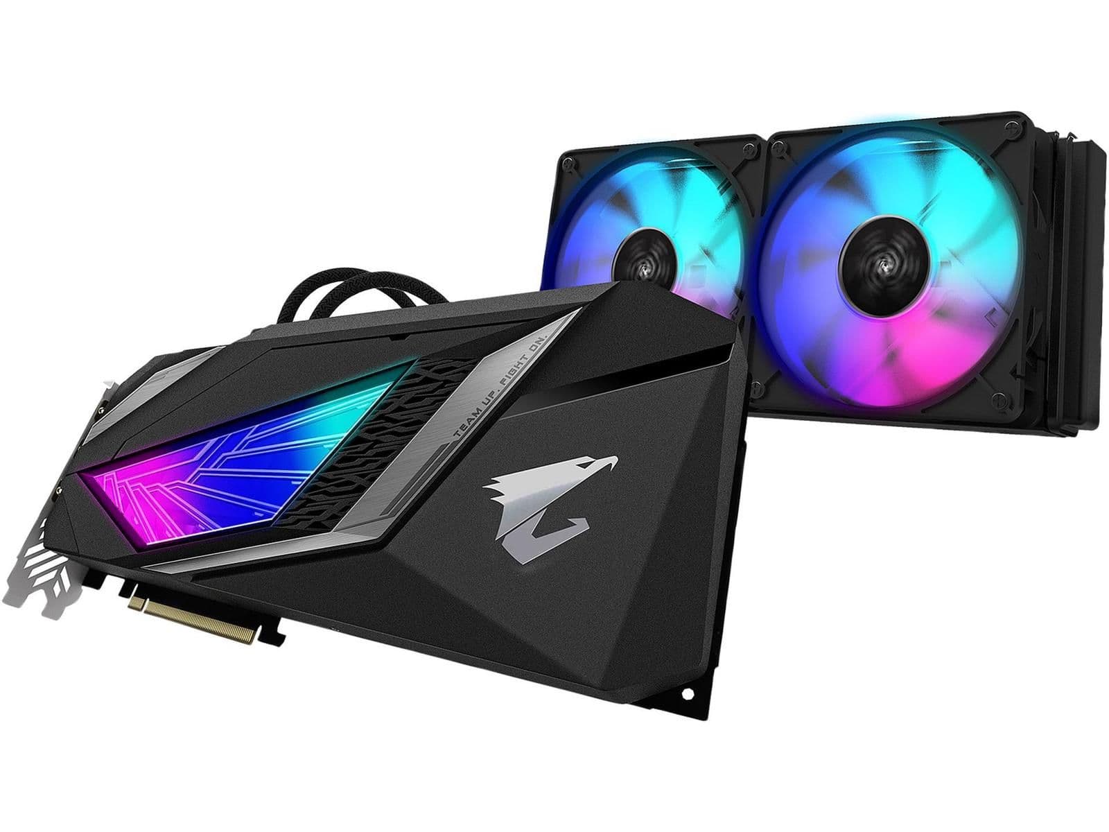 Gigabyte AORUS WATERFORCE GeForce RTX 2080 SUPER 8GB GDDR6 Black image