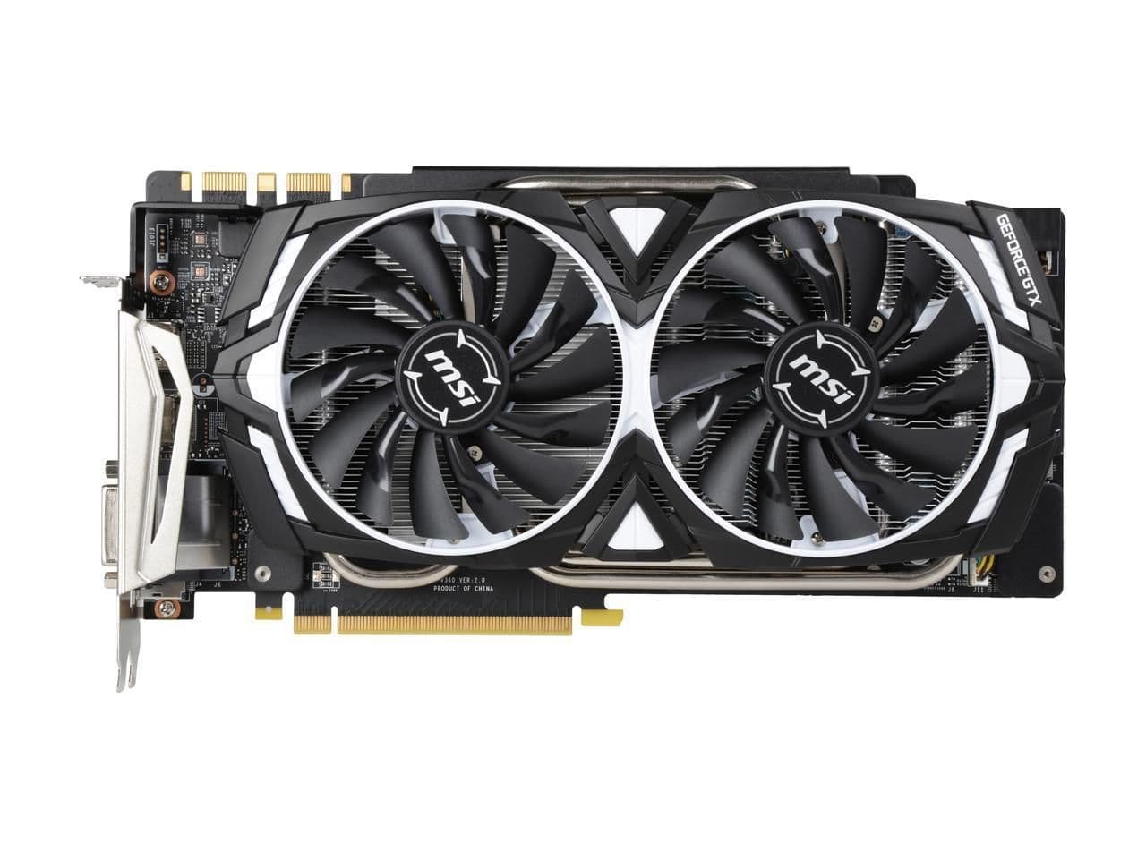MSI ARMOR GeForce GTX 1080 Ti 11GB GDDR5X Black / White main image