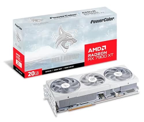 PowerColor Radeon RX 7900 XT Hellhound OC 20GB GDDR6 White image