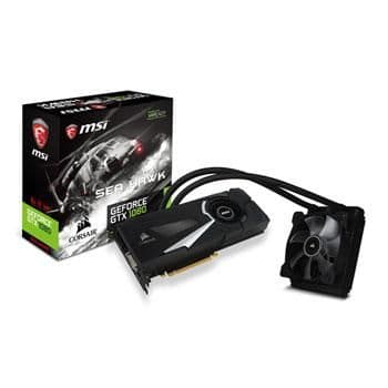 MSI SEA HAWK X GeForce GTX 1080 8GB GDDR5X Black / Silver image