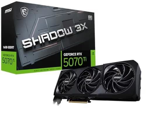 MSI SHADOW 3X OC GeForce RTX 5070 Ti 16GB GDDR7  main image