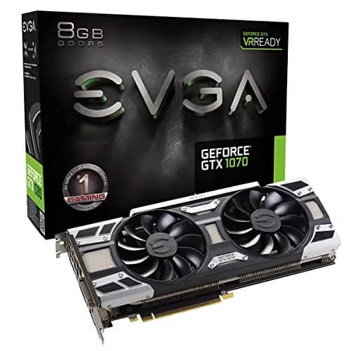 EVGA GeForce GTX 1070 ACX 3.0 Black / Silver 8GB GDDR5 main image