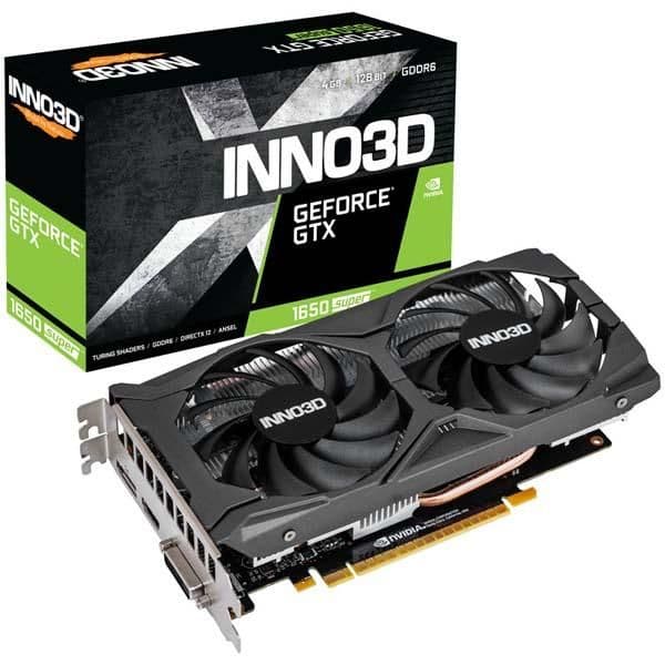 Inno3D Twin X2 OC GeForce GTX 1650 SUPER 4GB GDDR6 Black image