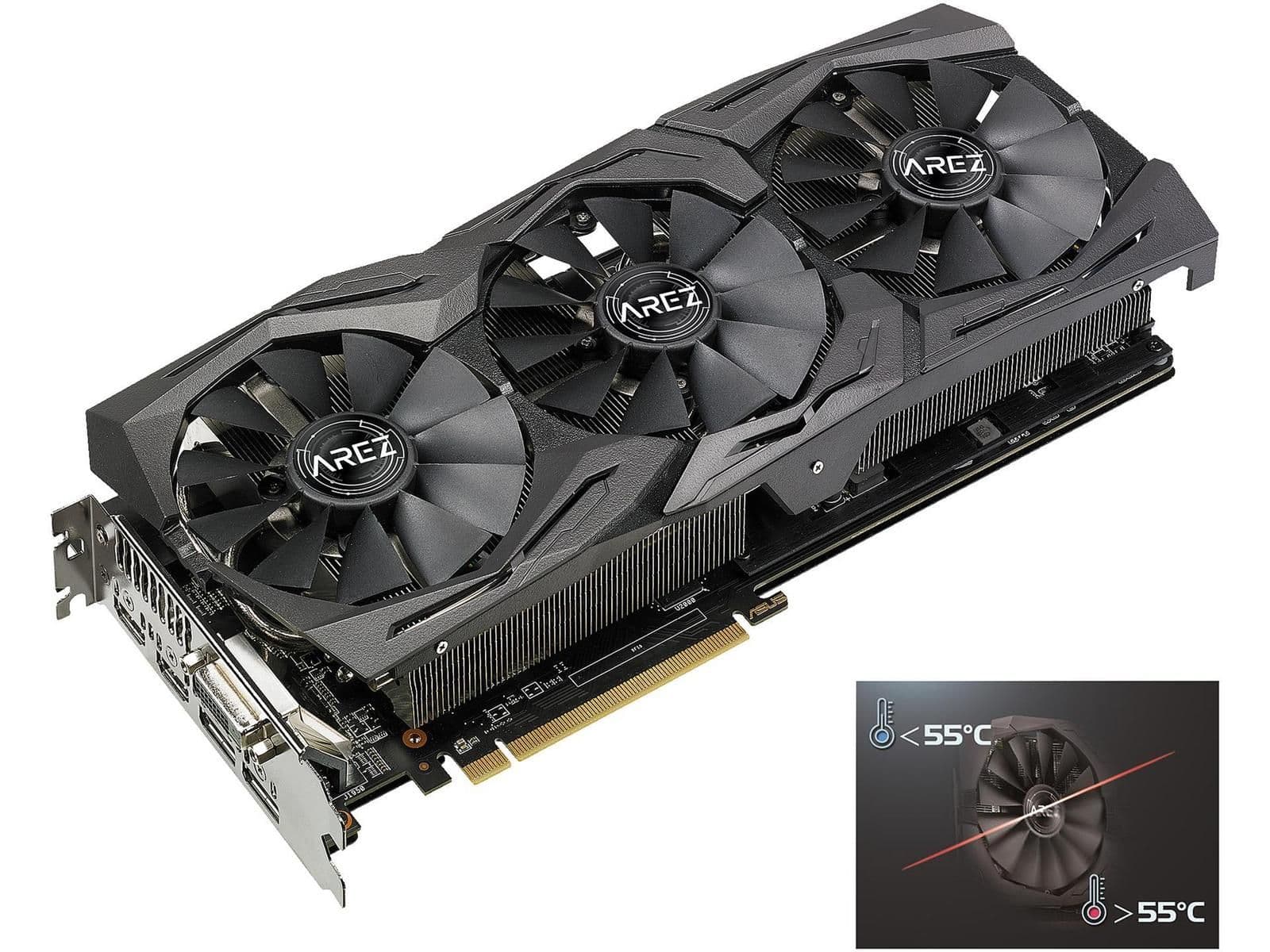 Asus AREZ STRIX OC Radeon RX 580 8GB GDDR5 Black image
