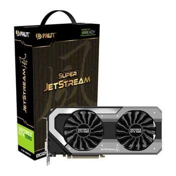 Palit Super JetStream GeForce GTX 1080 8GB GDDR5X Black / Gray image