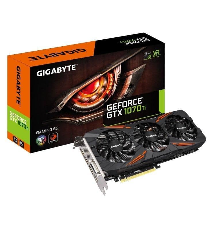 Gigabyte GeForce GTX 1070 Ti GAMING OC 8GB GDDR5 Black / Orange main image