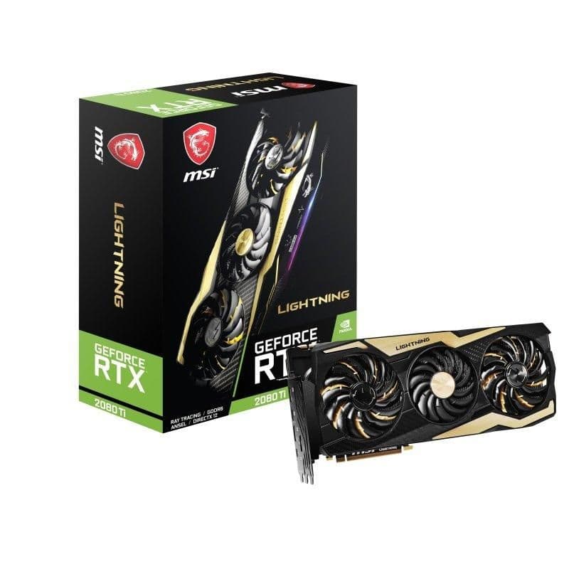 MSI LIGHTNING Z GeForce RTX 2080 Ti 11GB GDDR6 Black / Gold main image