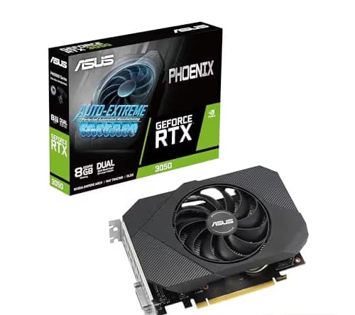 Asus GeForce RTX 3050 8GB Black 8GB GDDR6 Black image