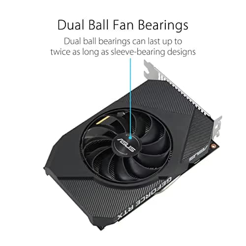 Asus GeForce RTX 3050 8GB Black 8GB GDDR6 Black image