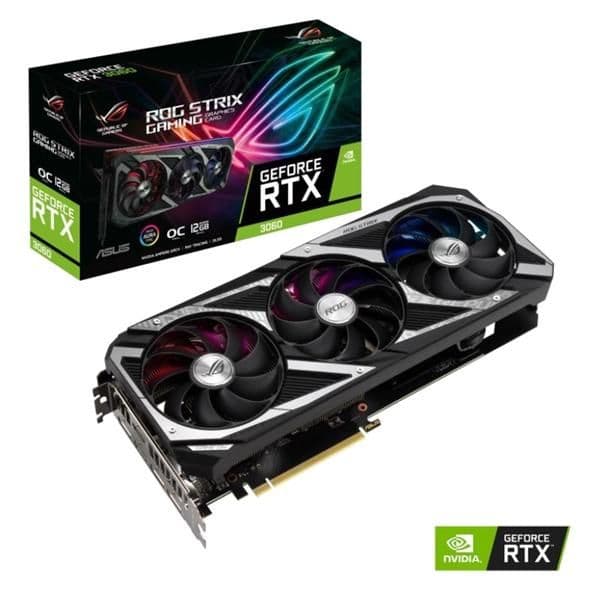 Asus ROG STRIX GAMING OC GeForce RTX 3060 12GB 12 GB main image