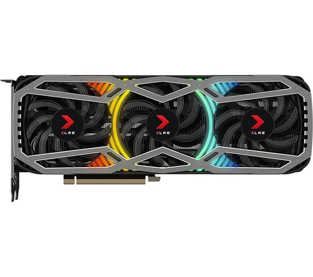 PNY XLR8 Gaming REVEL EPIC-X RGB GeForce RTX 3070 Ti 8GB GDDR6X Black / Silver image