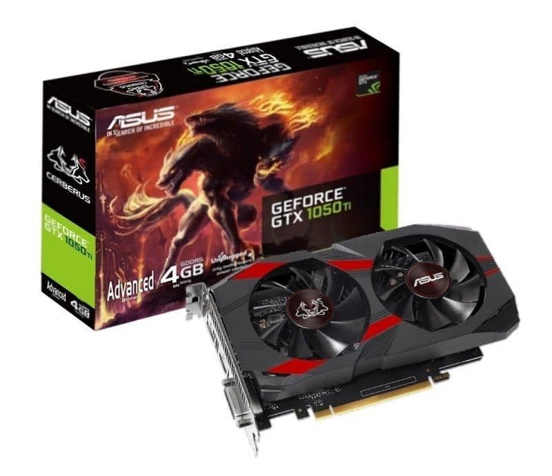 Asus CERBERUS GeForce GTX 1050 Ti 4GB GDDR5 Black / Red image