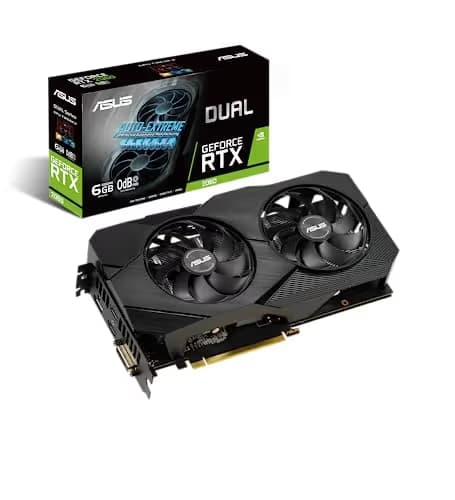 Asus DUAL EVO GeForce RTX 2060 6GB GDDR6 Black main image