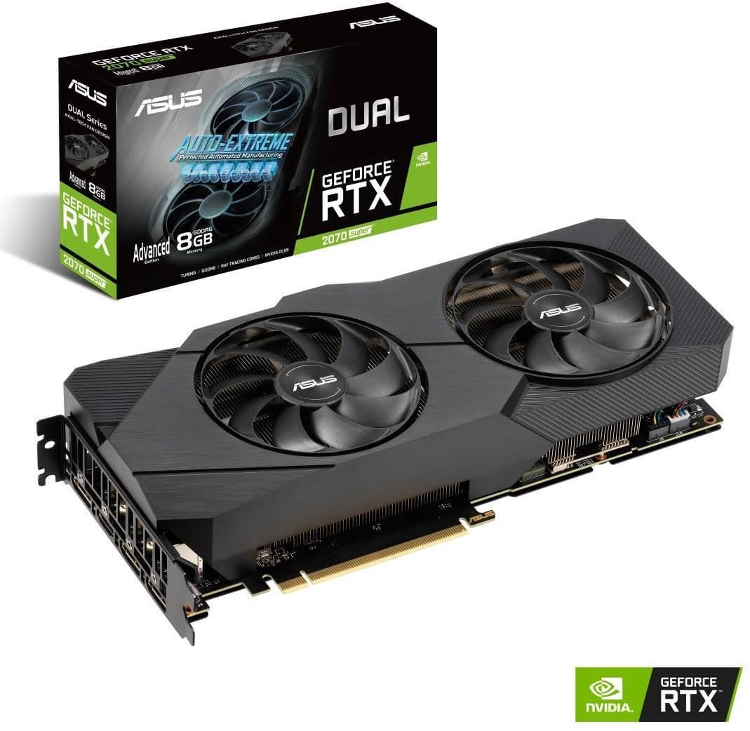Asus DUAL EVO Advanced GeForce RTX 2070 SUPER 8GB GDDR6 Black image