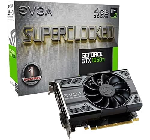EVGA SC GAMING ACX 2.0 GeForce GTX 1050 Ti 4GB GDDR5 Black main image