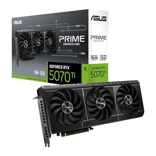 Asus PRIME GeForce RTX 5070 Ti 16GB GDDR7 Black / White image