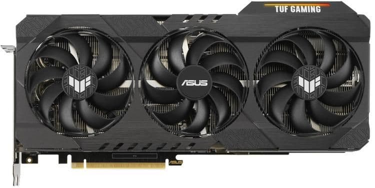 Asus TUF GAMING OC GeForce RTX 3070 Ti 8GB GDDR6X Black / Silver image