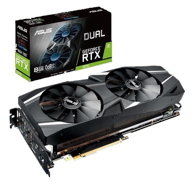Asus DUAL GeForce RTX 2070 8GB GDDR6 Black / White image