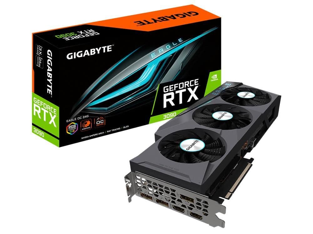 Gigabyte GeForce RTX 3090 EAGLE OC 24GB GDDR6X Black main image